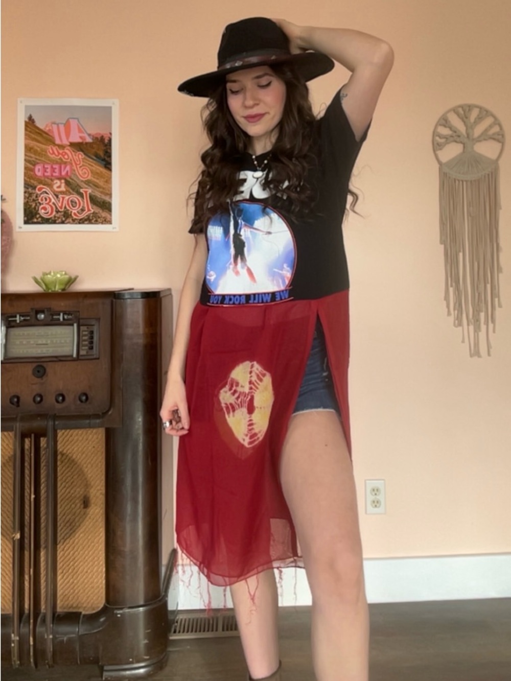 Upcycled Queen Tunic